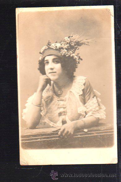 Postais: TARJETA POSTAL DE MUJERES - FOTO DE ESTUDIO DE MUJER.