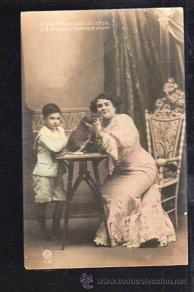 Postais: TARJETA POSTAL DE MUJERES - MUJER CON NI&Ntilde;OS. SJR. 733