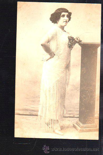 Postais: TARJETA POSTAL DE MUJERES - FOTO DE ESTUDIO DE MUJER.