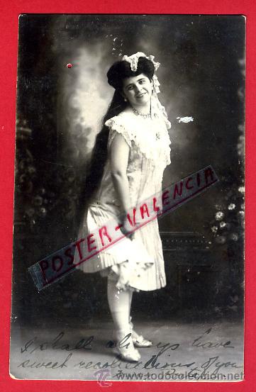 Postcards: POSTAL AUTOGRAFO , MARY PORTER , CUPLETISTA ACTRIZ , ORIGINAL , P80621