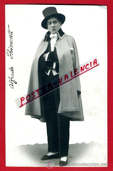 Cartoline: POSTAL AUTOGRAFO , ALFREDO CHIMENTI  , ACTOR , ORIGINAL , P80638
