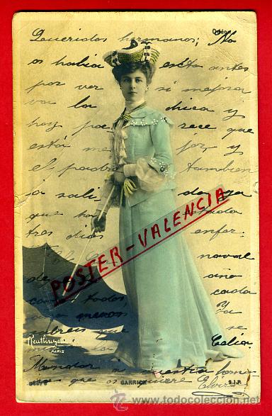Cartoline: POSTAL, ARTISTA, CUPLETISTA , ORIGINAL, ANTIGUA, GARRION, P80677