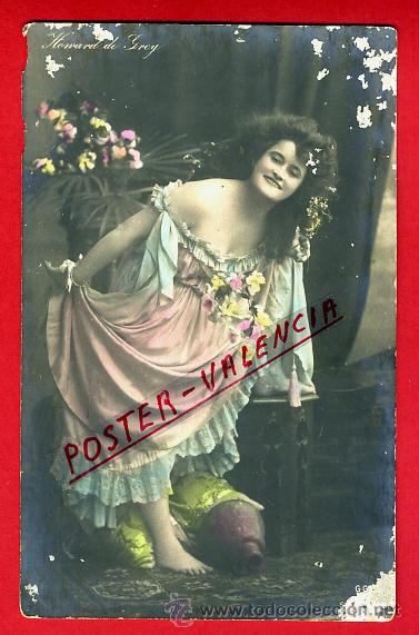 Cartoline: POSTAL, ARTISTA, CUPLETISTA, ORIGINAL, ANTIGUA, HORVARD DE GREY, P80785