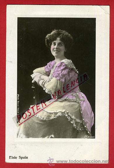 Postkarten: POSTAL, ARTISTA, CUPLETISTA, ORIGINAL, ANTIGUA, ELSIE SPAIN, P90037