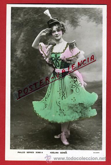 Postkarten: POSTAL, ARTISTA, CUPLETISTA, ORIGINAL, ANTIGUA, ADELINA GENEE, P90042