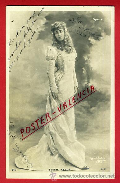 Postkarten: POSTAL, ARTISTA, CUPLETISTA, ORIGINAL, ANTIGUA, BESSIE ABLOT, P90051
