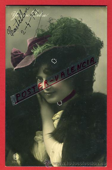 Postkarten: POSTAL, ARTISTA, CUPLETISTA, ORIGINAL, ANTIGUA, YVONNE DELZA, P90066