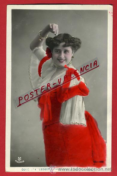 Postais: POSTAL, ARTISTA, CUPLETISTA, ORIGINAL, ANTIGUA, CONCHITA LEDESMA, P90072