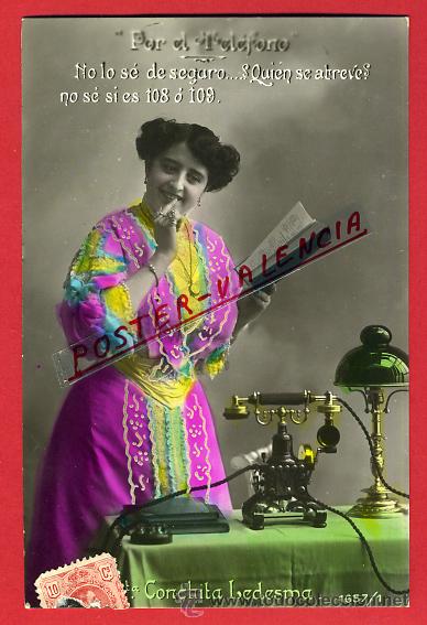 Postais: POSTAL, ARTISTA, CUPLETISTA, ORIGINAL, ANTIGUA, CONCHITA LEDESMA, P90074