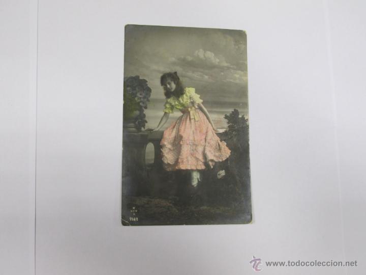 Postales: MUJER SENTADA - 1920 - SIN SELLO - CIRCULADA - Foto 1
