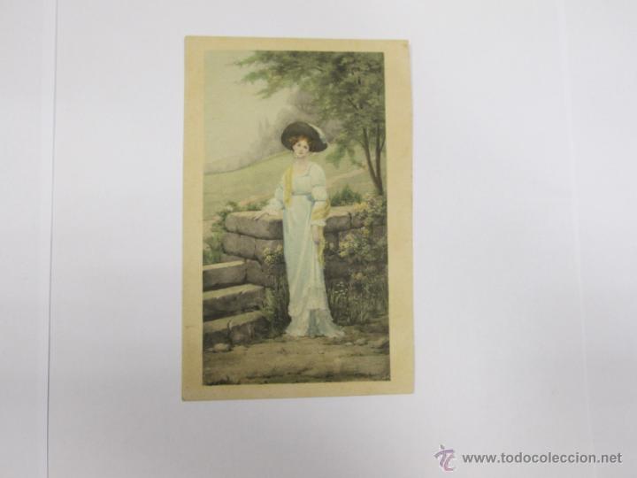 Cartoline: MUJER POSANDO - ESCRITA 1910 - SIN SELLO - CIRCULADA