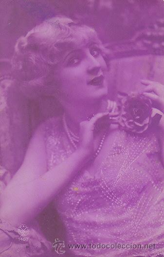 Postales: Una chica, escrita en 1929 - Foto 1