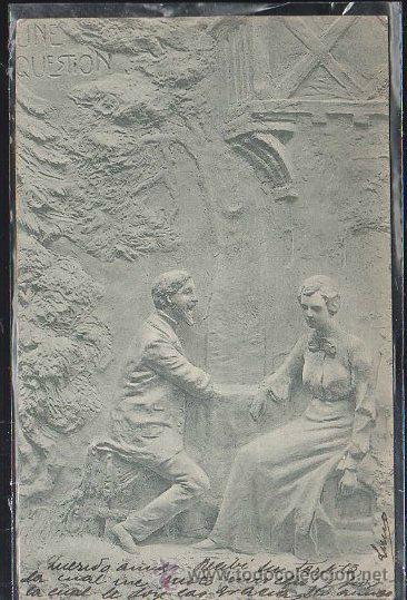 Postais: TARJETA POSTAL DE GALANTES Y MUJERES. AMANTES. G.L & CO. SERIE 170