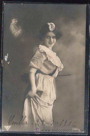Postais: TARJETA POSTAL DE GALANTES Y MUJERES. 33855/6. BNK