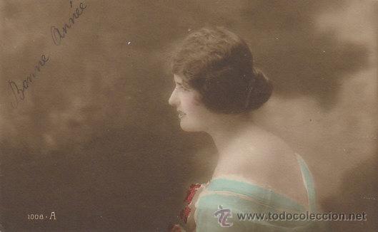 Postales: Una chica, escrita en 1921 - Foto 1