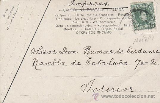 Postales: Una chica, circulada, ver el dorso - Foto 2