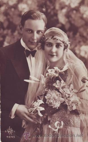 Postales: PAREJA DE NOVIOS. - Foto 1