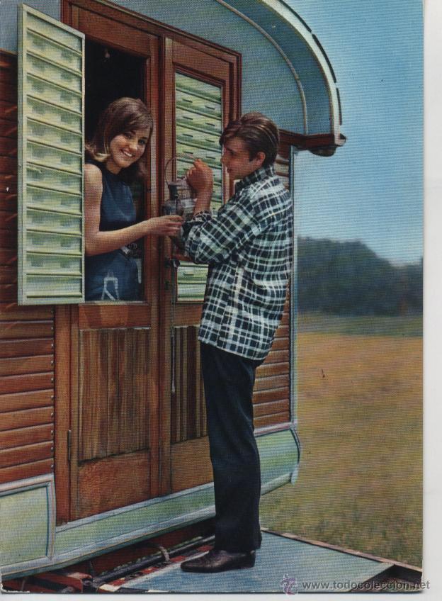 Postales: Postal parejita vintage