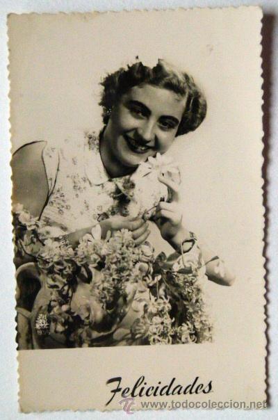Postales: Vieja Postal romantica 1960 - Foto 1