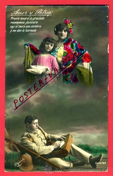 Postais: POSTAL MUJERES Y GALANTES, MUJER Y HOMBRE, Y NI&Ntilde;A, P96688