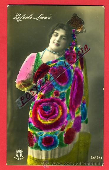 Postkarten: POSTAL MUJERES Y GALANTES, ACTRIZ O CUPLETISTA, RAFAELA LEONIS, P96710