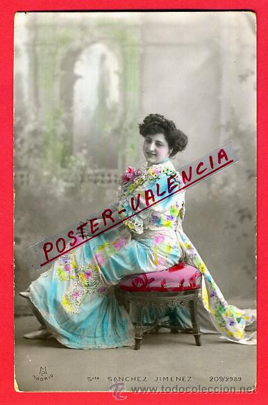 Postcards: POSTAL MUJERES Y GALANTES, ACTRIZ O CUPLETISTA, SRTA. SANCHEZ JIMENEZ, P96722