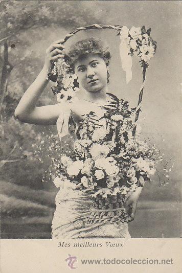 Postales: POSTAL ROM&Aacute;NTICA ESCRITA EN 1908 - Foto 1