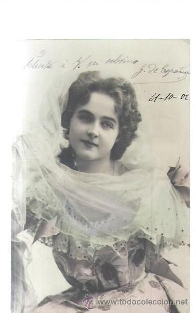 Postais: TARJETA POSTAL GALANTES Y MUJERES, MUJER CON VELO A&Ntilde;OS 20, MANES Y CO BERLIN