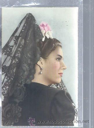 Cartoline: TARJETA POSTAL RETRATO MUJER CON MANTILLA, CYZ 514/A