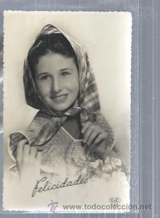 Postais: TARJETA POSTAL RETRATO JOVEN SONRIENTE CON PA&Ntilde;UELO, FELICIDADES CYZ 130