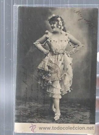 Cartoline: TARJETA POSTAL MUJER VESTIDA CON TRAJE T&Iacute;PICO PICONERA, BORLONES, CIRCULADA