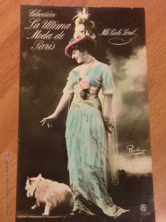 Postales: Postal la &uacute;ltima moda de Par&iacute;s - Foto 1