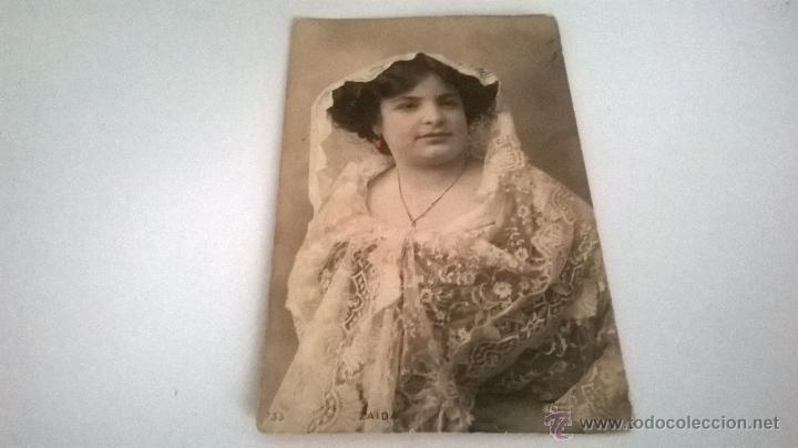 Postais: POSTAL COLOREADA, ZAIDA, A&Ntilde;OS 10-20 (SIN CIRCULAR)