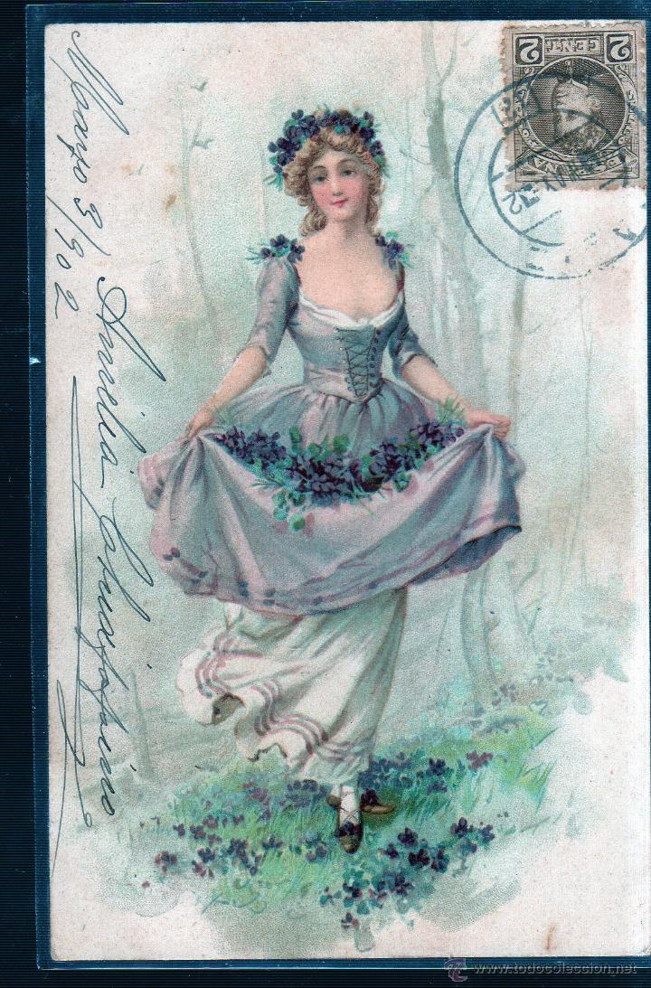 Cartoline: TARJETA POSTAL DE MUJERES