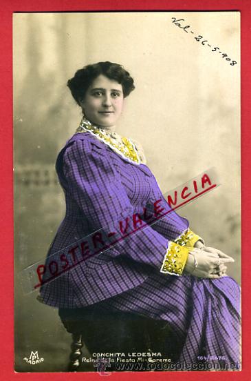 Postcards: POSTAL ACTRIZ O CUPLETISTA, ORIGINAL, CONCHITA LEDESMA, P98735