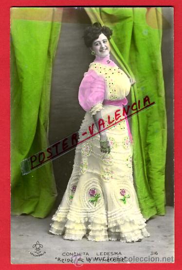 Postkarten: POSTAL ACTRIZ O CUPLETISTA, ORIGINAL, CONCHITA LEDESMA, P98738