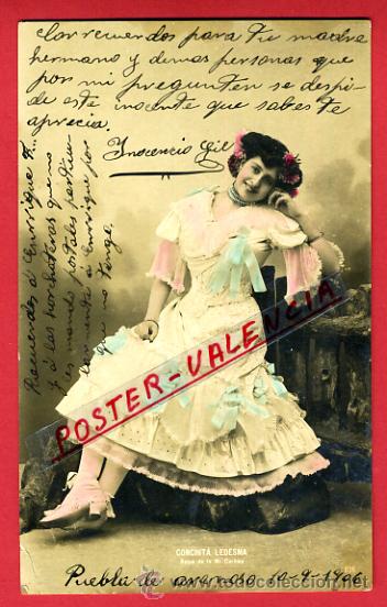 Postcards: POSTAL ACTRIZ O CUPLETISTA, ORIGINAL, CONCHITA LEDESMA, P98751
