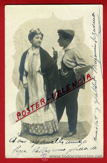 Postkarten: POSTAL ACTRIZ O CUPLETISTA, ORIGINAL, MUJER Y HOMBRE, P98771