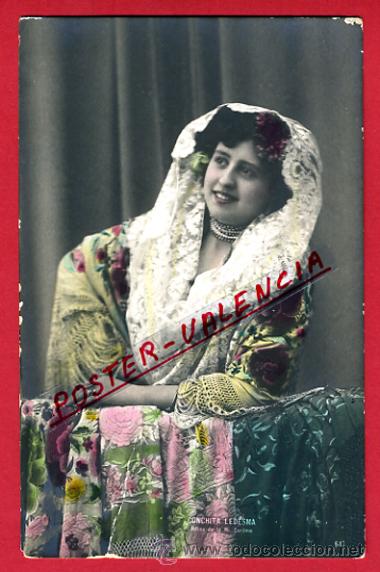 Postales: POSTAL ACTRIZ O CUPLETISTA, ORIGINAL, CONCHITA LEDESMA, P98781