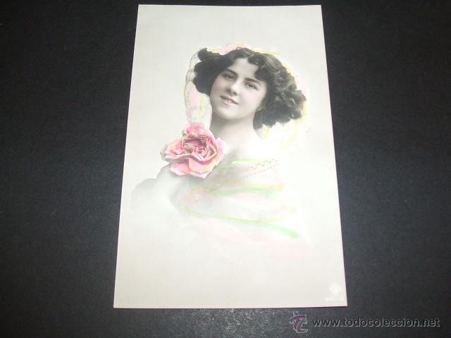 Postales: DAMA ELEGANTE POSTAL HACIA 1910 - Foto 1