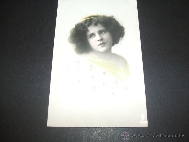 Postales: DAMA ELEGANTE POSTAL HACIA 1910 - Foto 1