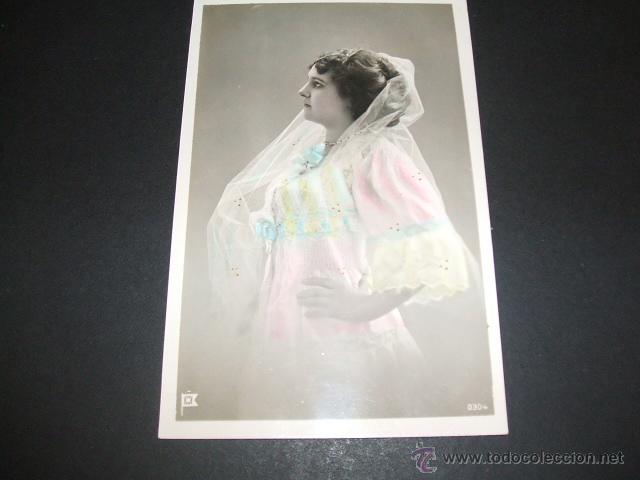 Postales: DAMA ELEGANTE POSTAL HACIA 1910 - Foto 1