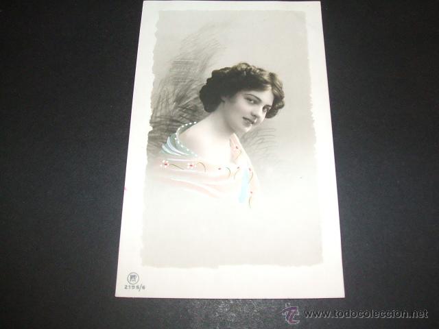 Postales: DAMA ELEGANTE POSTAL HACIA 1910 - Foto 1