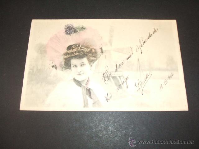 Postales: MUJER ELEGANTE POSTAL ANTERIOR A 1905 - Foto 1