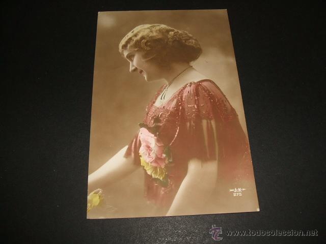 Postales: DAMA POSTAL ANTERIOR A 1905 - Foto 1