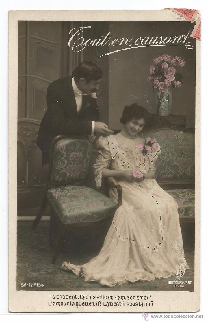 Postales: POSTAL EDICION KE EDITEURS D'ART PARIS SERIE 2154 .- CIRCULADA 1908