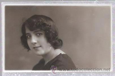 Cartoline: TARJETA POSTAL MUJER PRIMER PLANO.