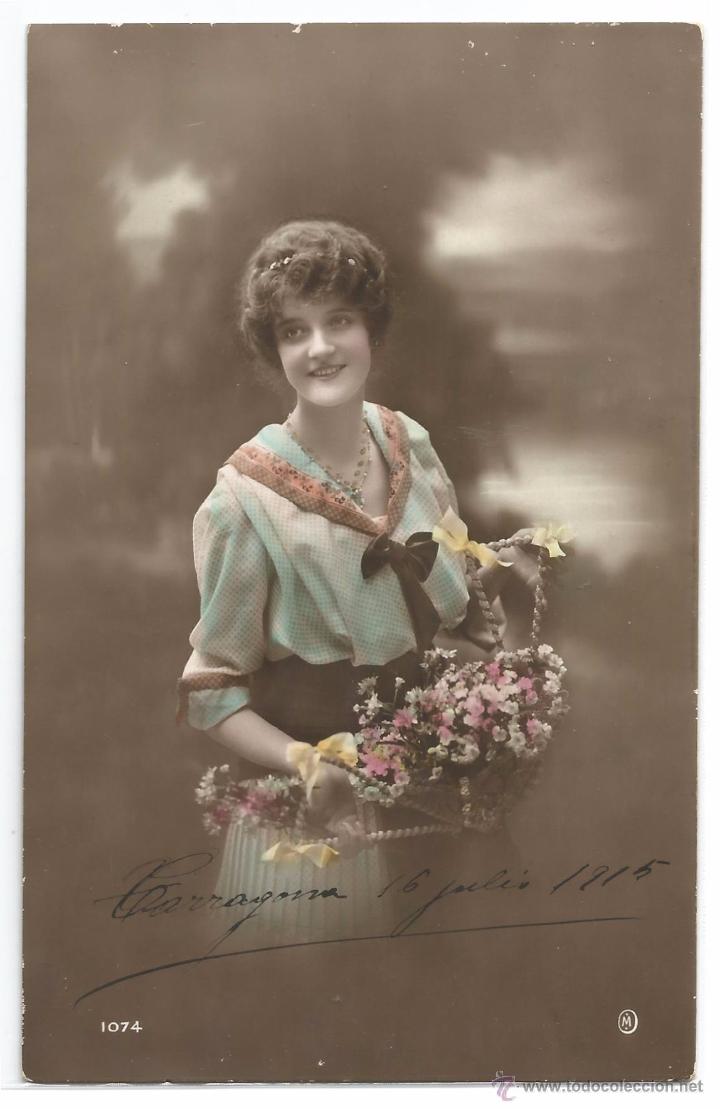 Postales: POSTAL EDITOR DESCONOCIDO N&ordm; 1074 .- CIRCULADA 1915