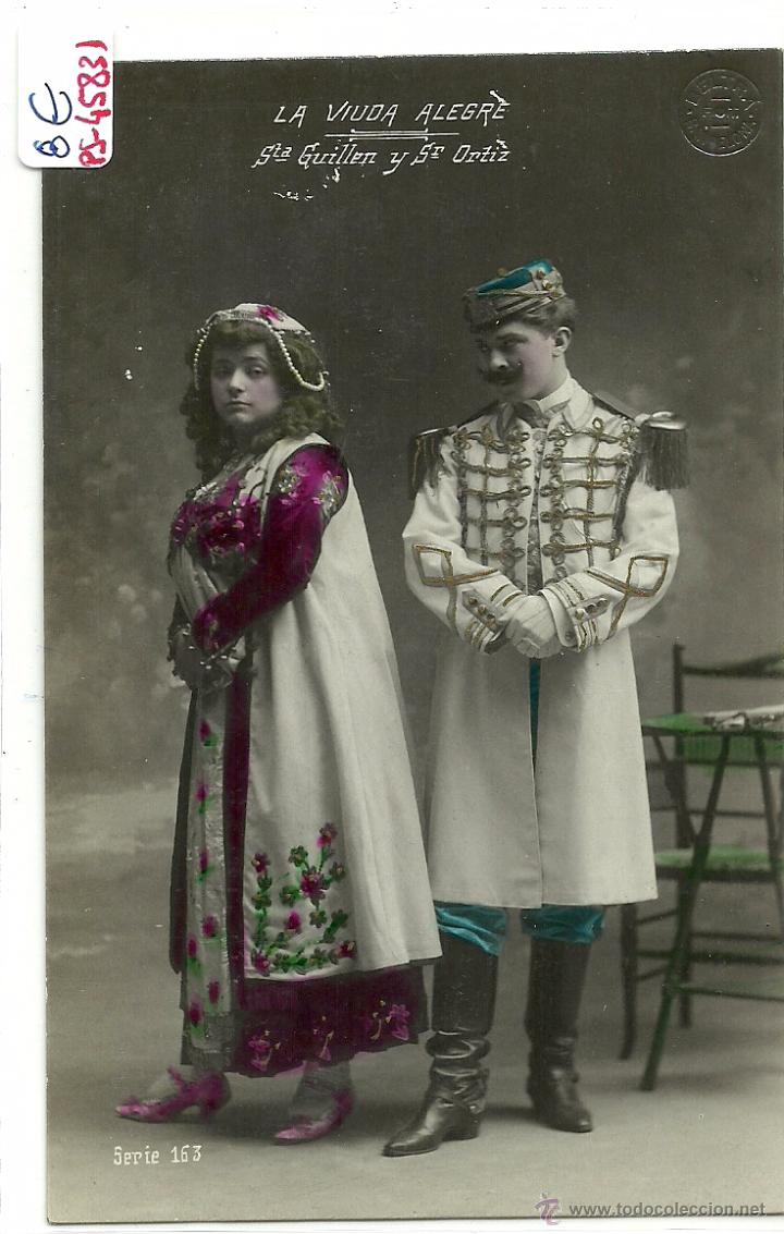 Postkarten: (PS-45831)POSTAL DE LA VIUDA ALEGRE,STA.GUILLEN Y SR.ORTIZ