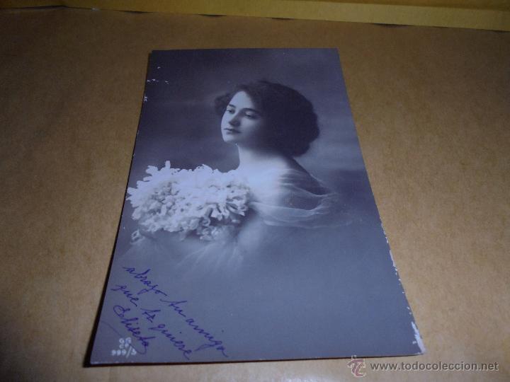 Cartoline: ANTIGUA POSTAL MUJER GG C&ordm;999/5  CIRCULADA 14X9 CM. FOTOGRAFICA